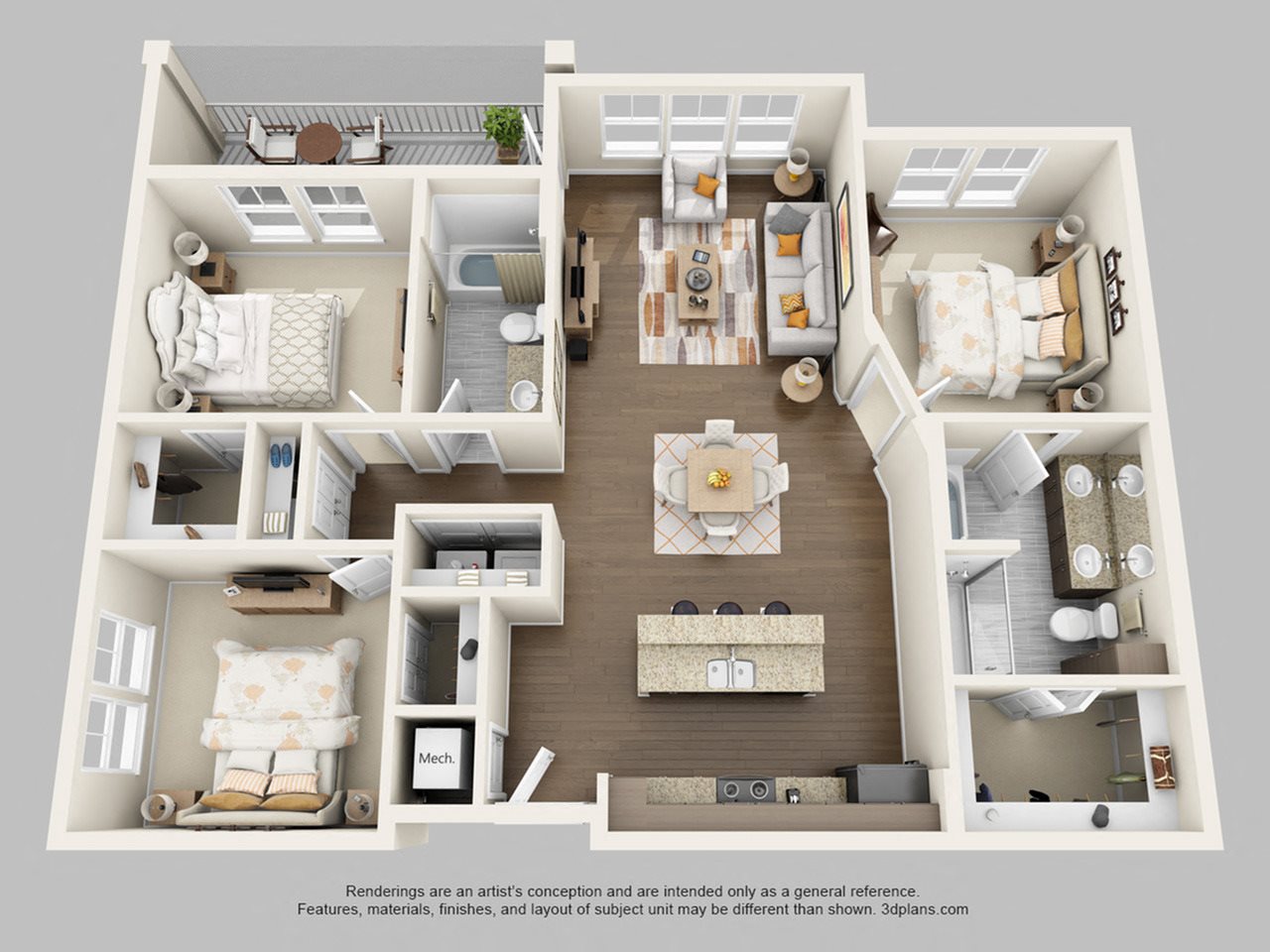 Floor plan Floor plan at Lake Vue, 7119 Sand Lake Reserve Drive, FL